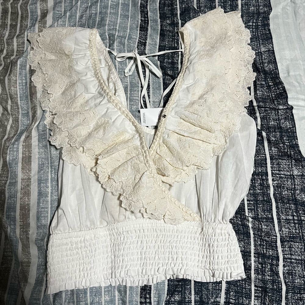 Jennifer grace cropped blouse